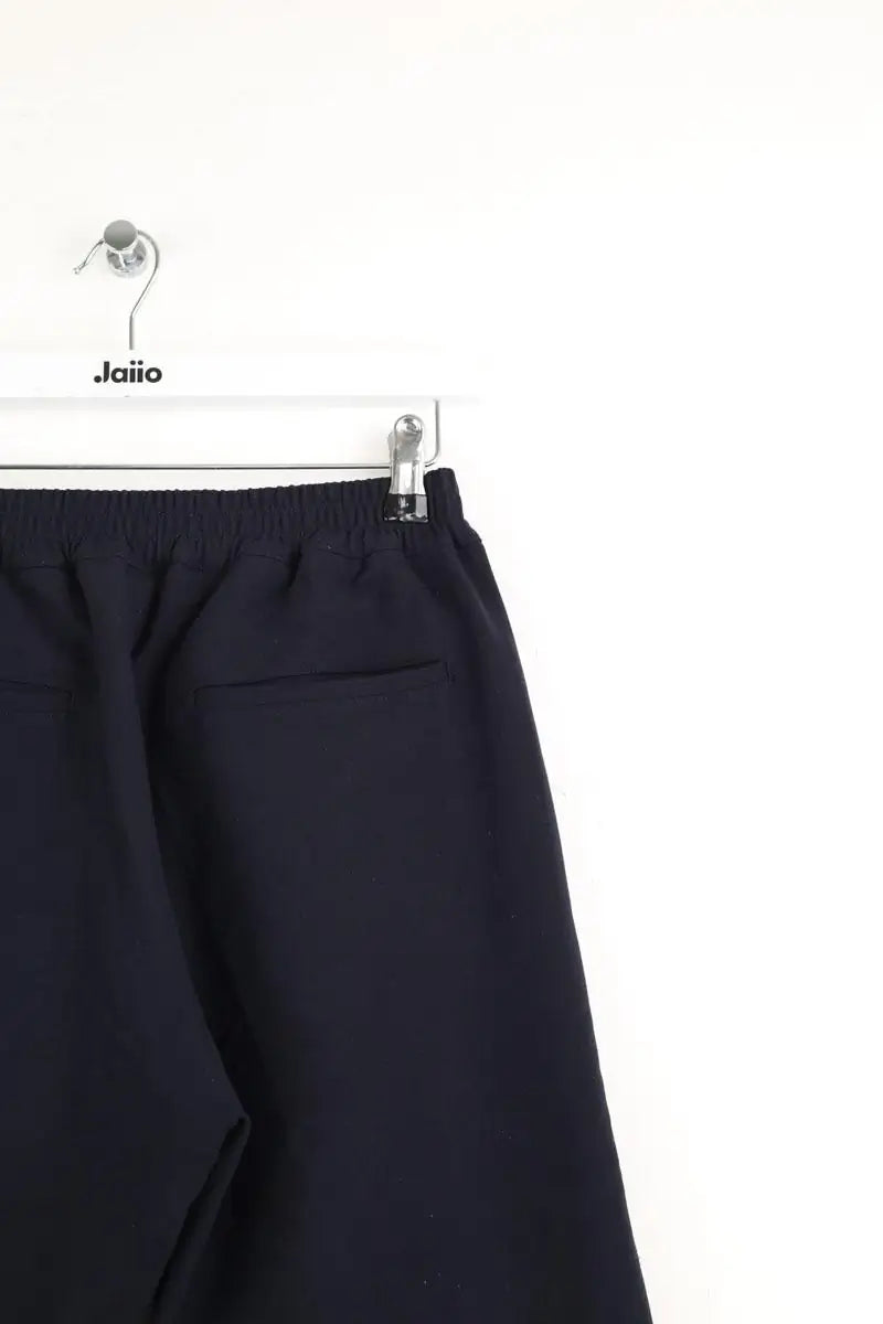 Pantalon large Sandro Marine en Polyester