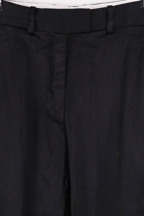 Pantalon large Sandro Noir en Synthétique