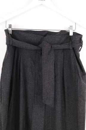 Pantalon large Sézane Anthracite en Coton