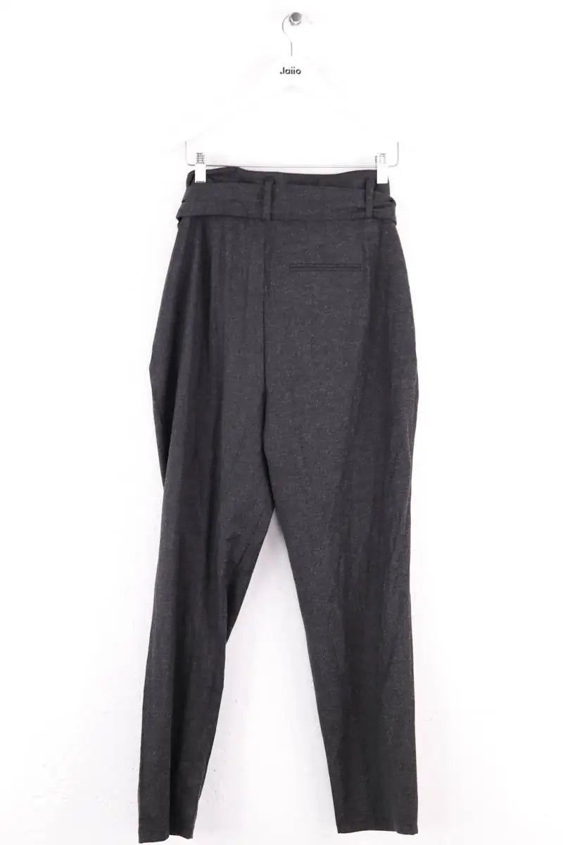 Pantalon large Sézane Anthracite en Coton