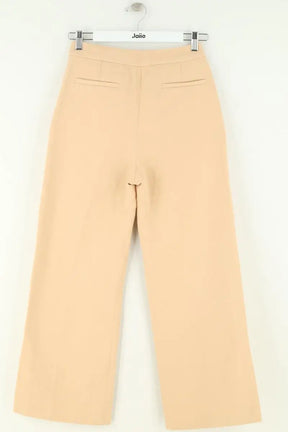 Pantalon large Sézane Beige en Coton