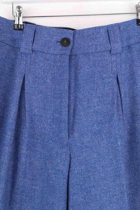 Pantalon large Sézane Bleu en Coton