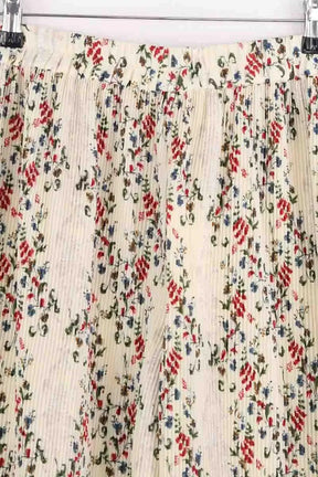 Pantalon large Sézane Ecru en Synthétique