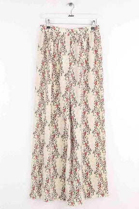 Pantalon large Sézane Ecru en Synthétique