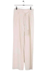Pantalon large Sézane Ecru en Viscose, taille M - Seconde Main