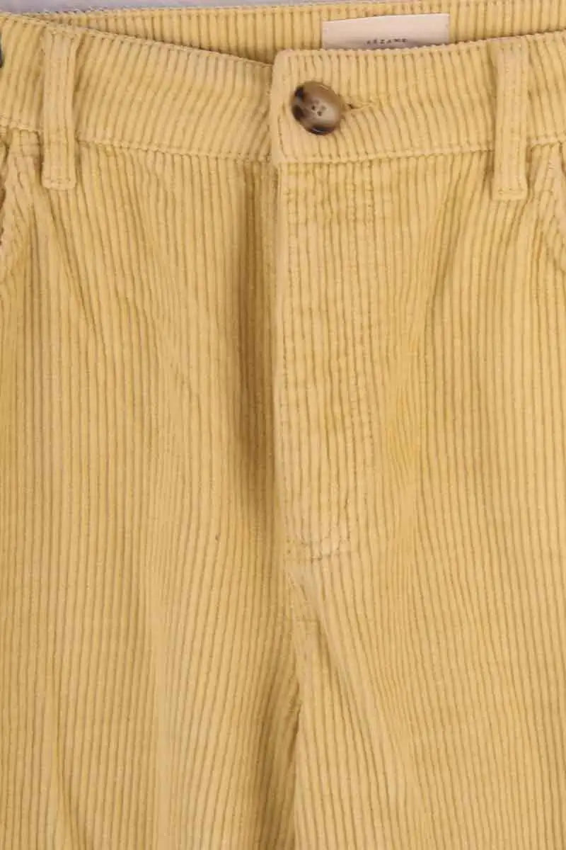 Pantalon large Sézane Jaune en Coton