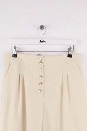 Pantalon large Sézane Jaune en Synthétique
