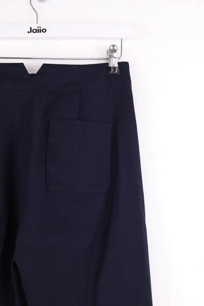 Pantalon large Sézane Marine en Synthétique