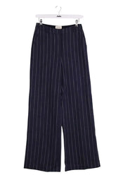 Pantalon large Sézane Marine en Viscose, taille M - Seconde Main