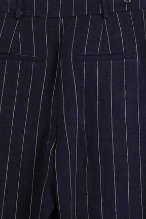 Pantalon large Sézane Marine en Viscose