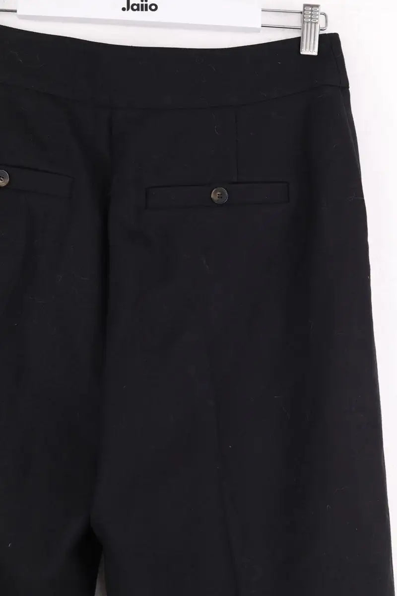Pantalon large Sézane Noir en Coton