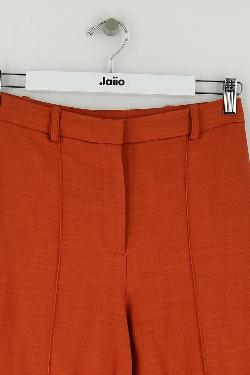 Pantalon large Sézane Orange en Viscose