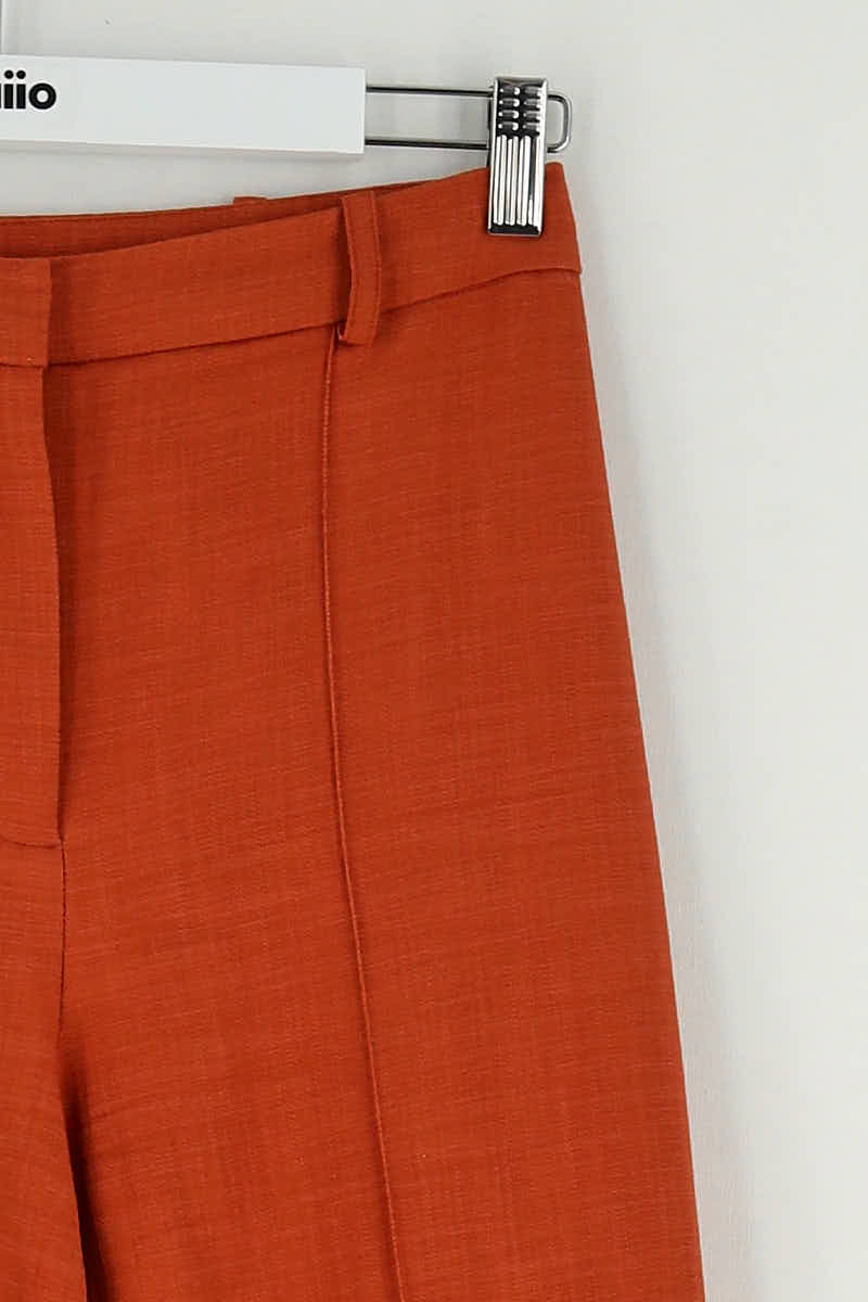 Pantalon large Sézane Orange en Viscose
