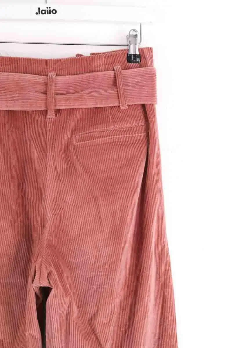 Pantalon large Sézane Rose en Coton