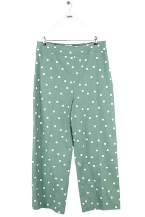 Pantalon large Sézane Vert en Lin, taille XXL - Seconde Main