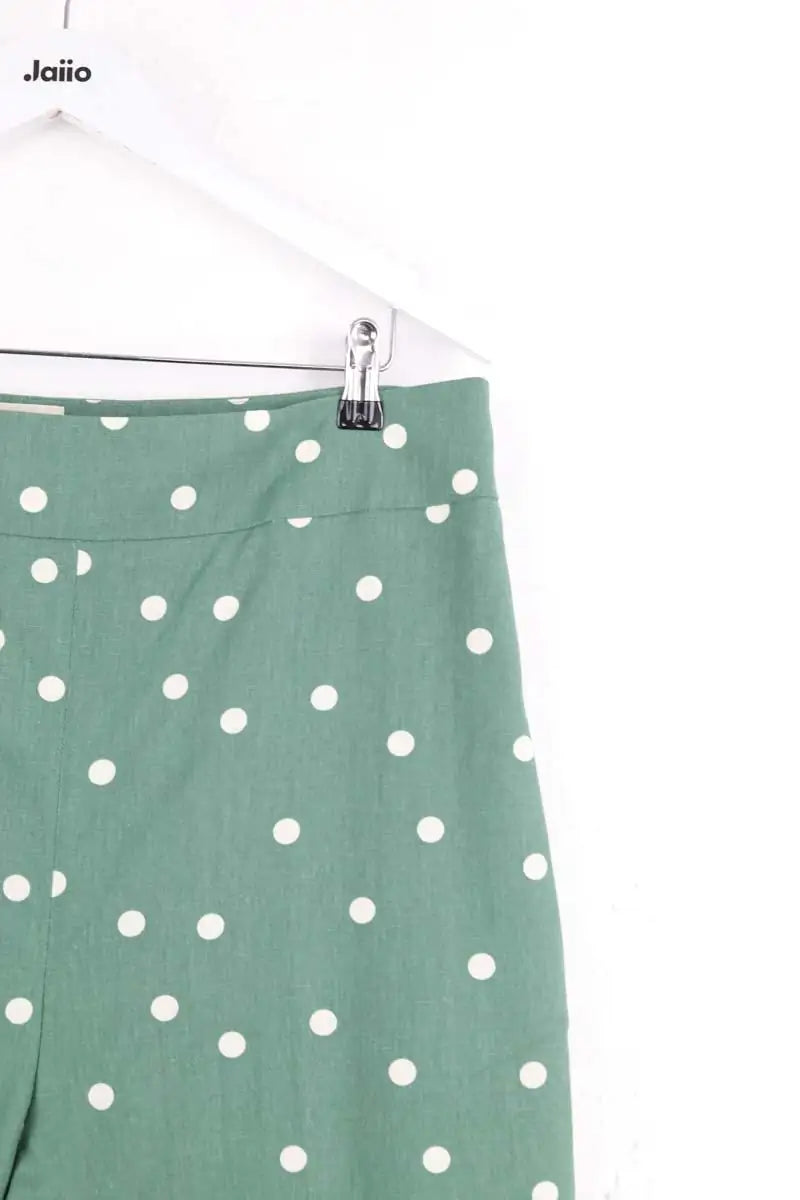 Pantalon large Sézane Vert en Lin