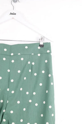 Pantalon large Sézane Vert en Lin