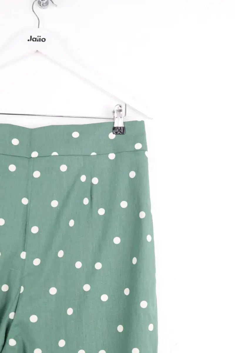 Pantalon large Sézane Vert en Lin