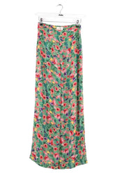 Pantalon large Sézane Vert en Viscose, taille XS - Seconde Main