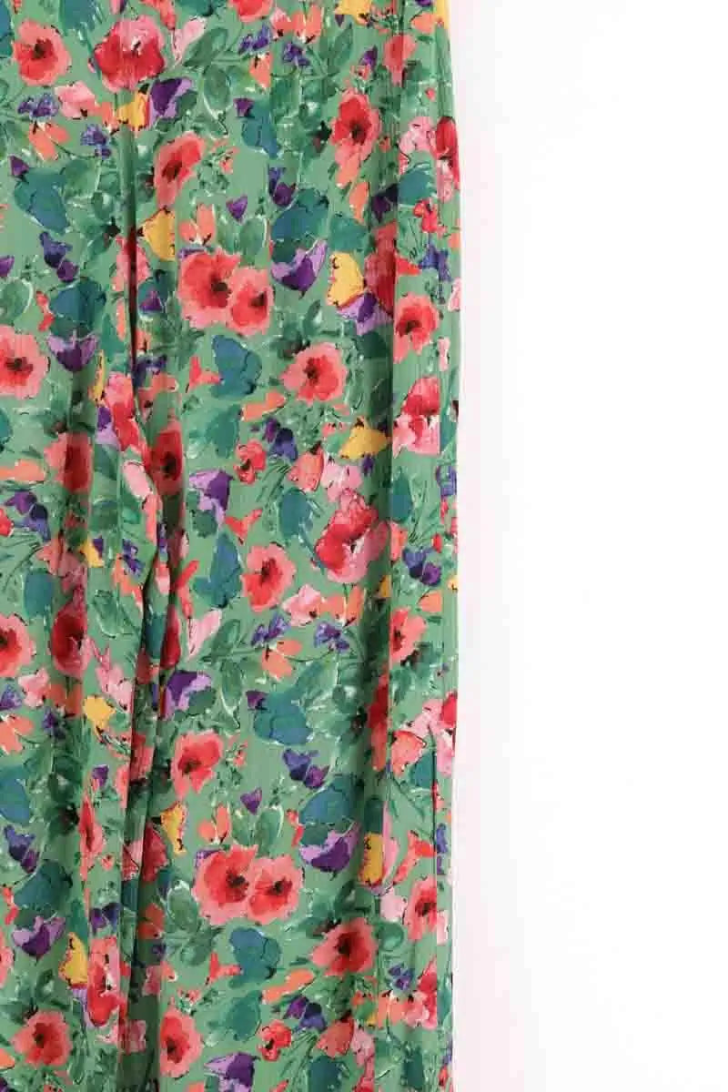 Pantalon large Sézane Vert en Viscose