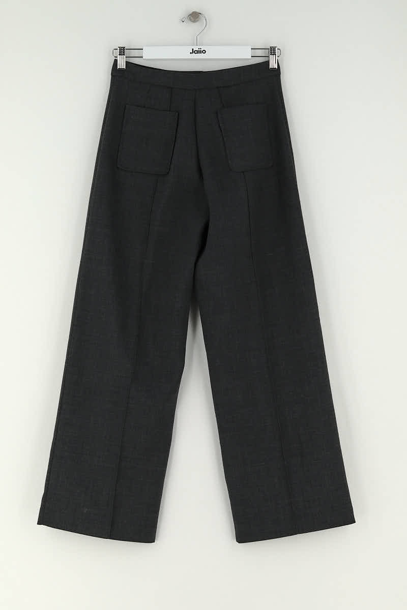 Pantalon large Soeur Gris en Coton
