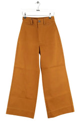 Pantalon large Soeur Junky Camel en Coton, taille XS - Seconde Main