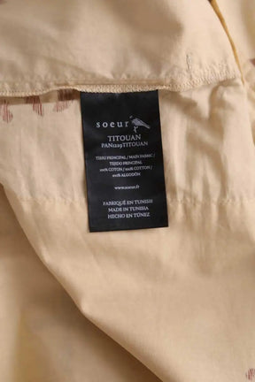 Pantalon large Soeur Titouan Beige en Coton