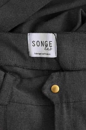 Pantalon large Songe Lab Gris en Polyester