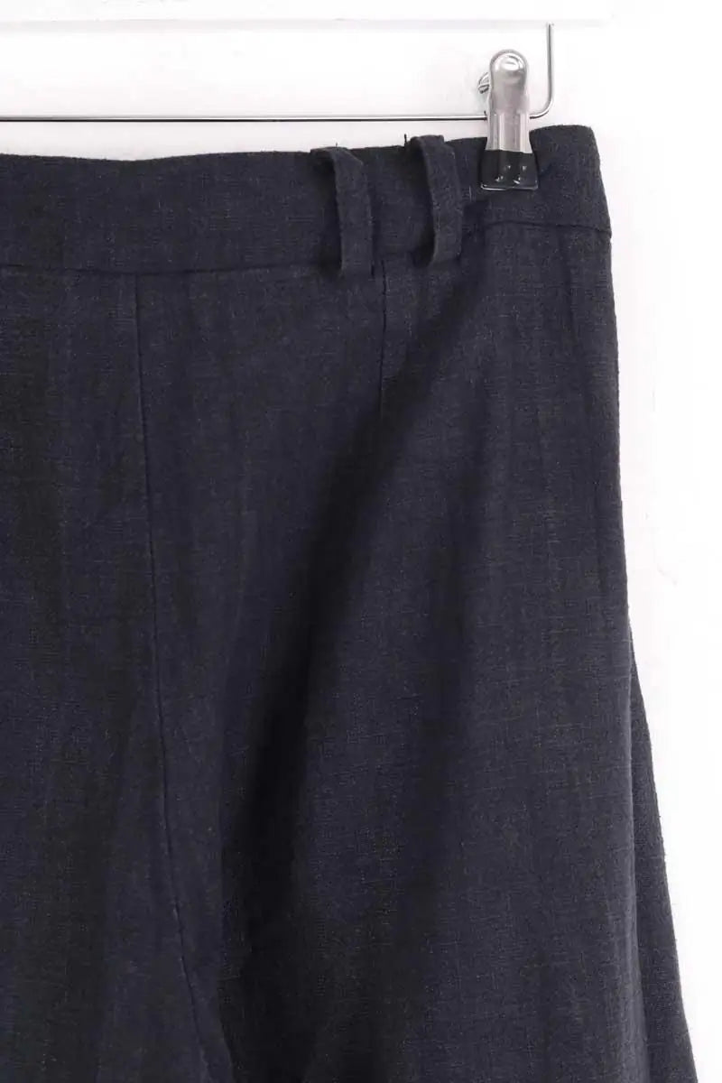 Pantalon large Songe Lab Noir en Lin