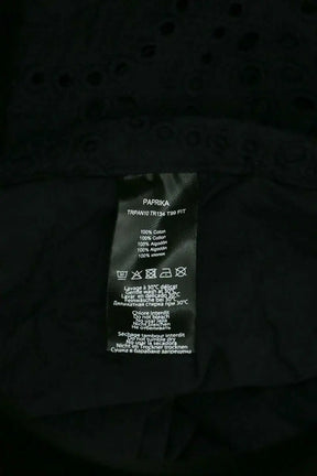 Pantalon large Tara Jarmon Noir en Coton