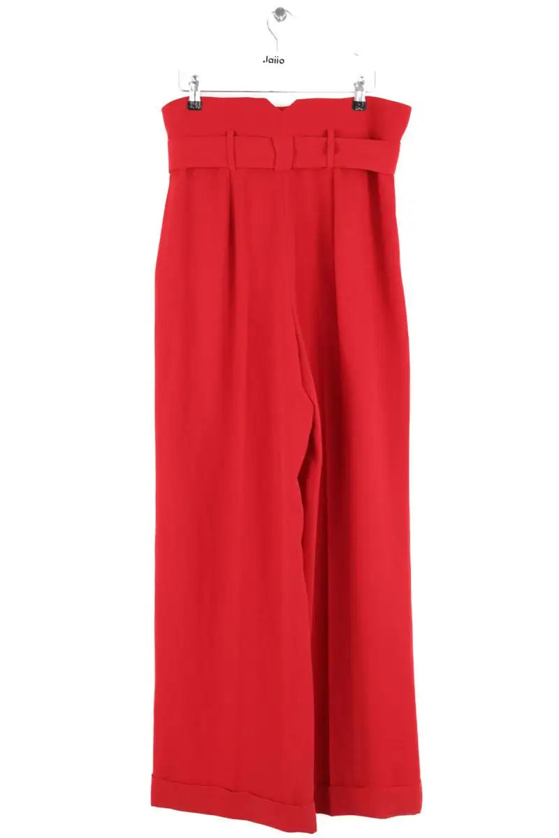 Pantalon large Tara Jarmon Pia Rouge en Synthétique