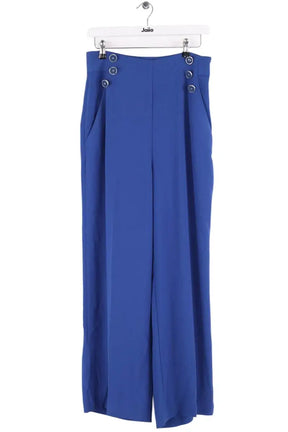 Pantalon large Tara Jarmon Pilar Bleu en Synthétique, taille L - Seconde Main