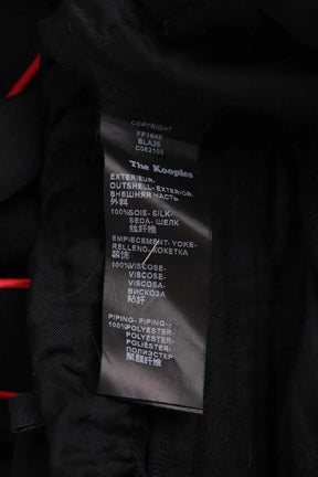 Pantalon large The Kooples Noir en Soie