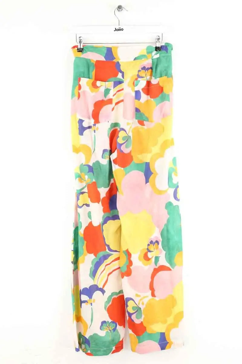 Pantalon large The Label Edition Multicolore en Coton