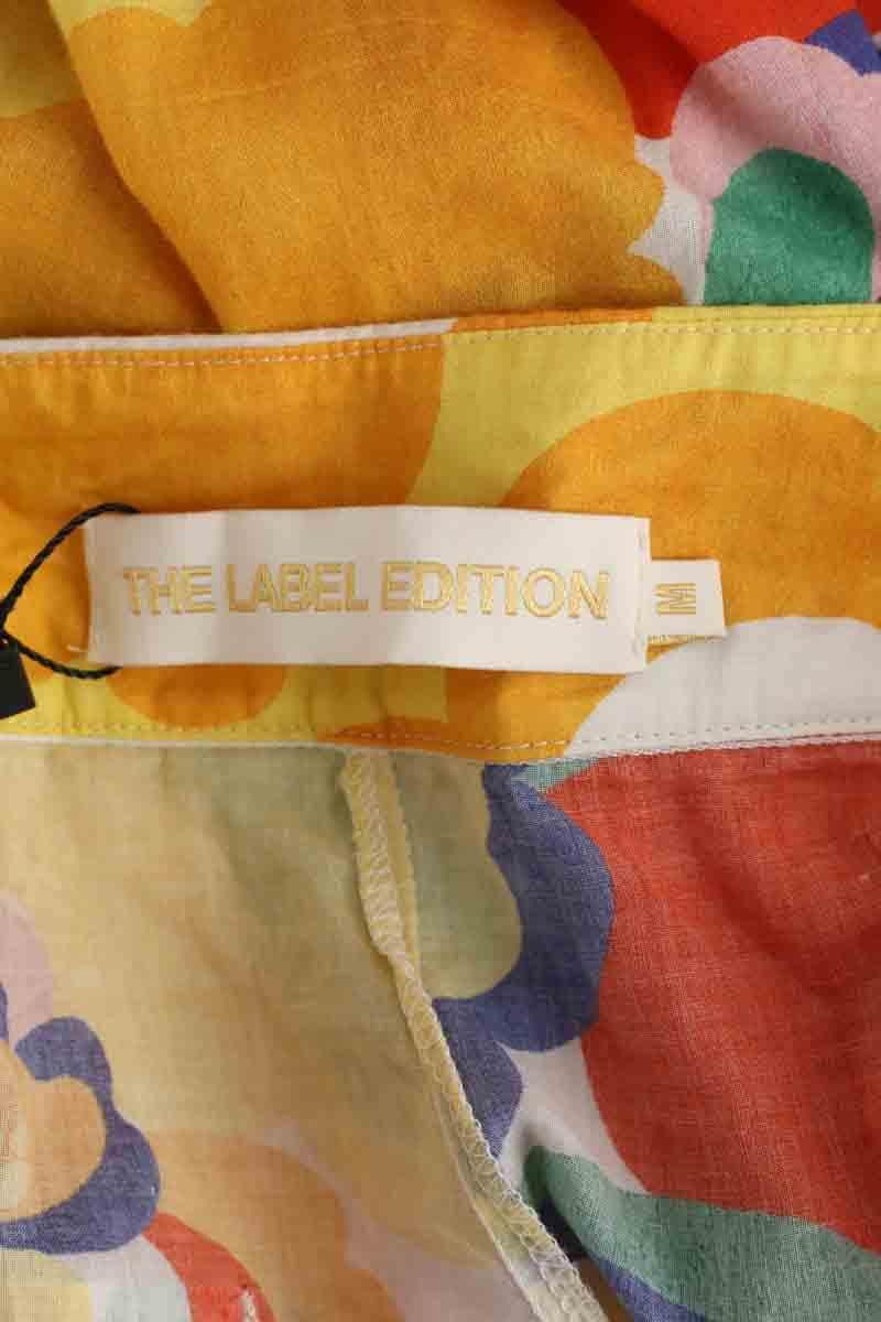 Pantalon large The Label Edition Multicolore en Coton