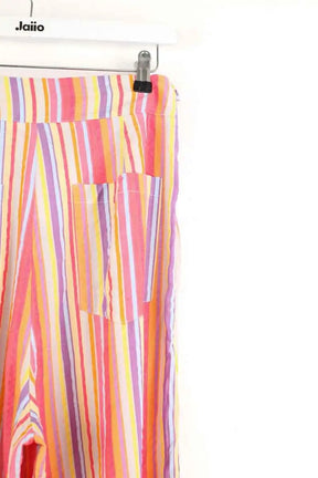 Pantalon large The Label Edition Multicolore en Coton