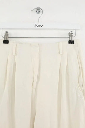 Pantalon large Tommy Hilfiger Blanc en Lin