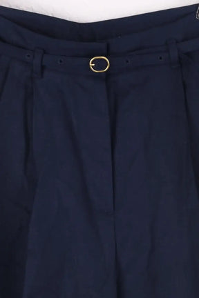 Pantalon large Tommy Hilfiger Bleu en Coton