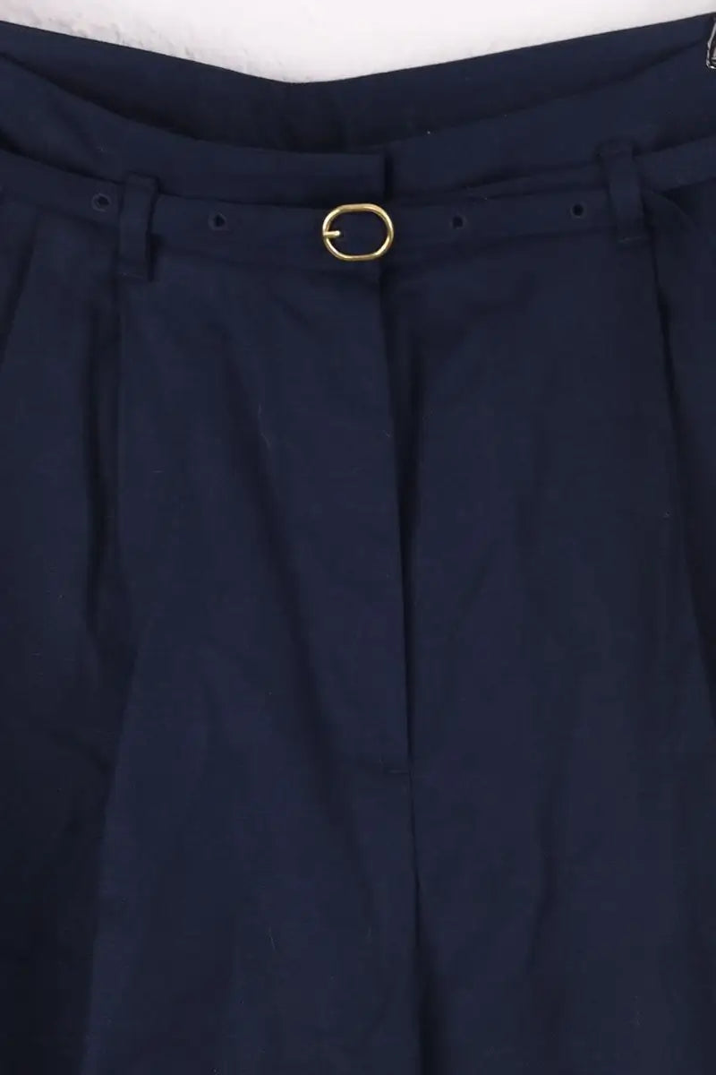 Pantalon large Tommy Hilfiger Bleu en Coton