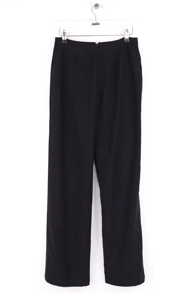 Pantalon large Tommy Hilfiger Noir en Laine
