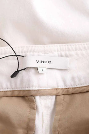 Pantalon large Vince Blanc en Coton