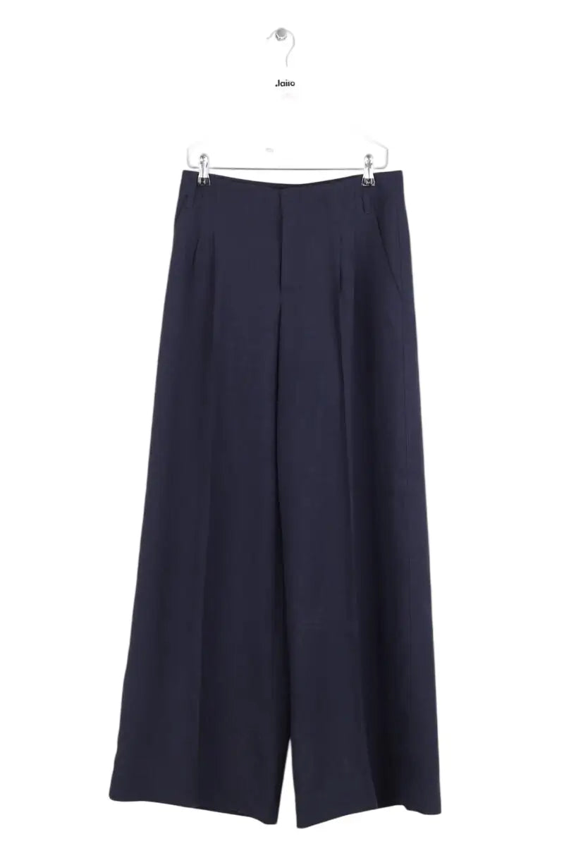 Pantalon large Vince Noir en Synthétique, taille XL - Seconde Main