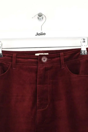 Pantalon large Zadig & Voltaire Bordeaux en Velours