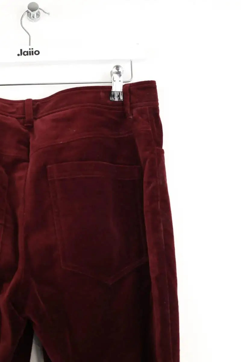 Pantalon large Zadig & Voltaire Bordeaux en Velours