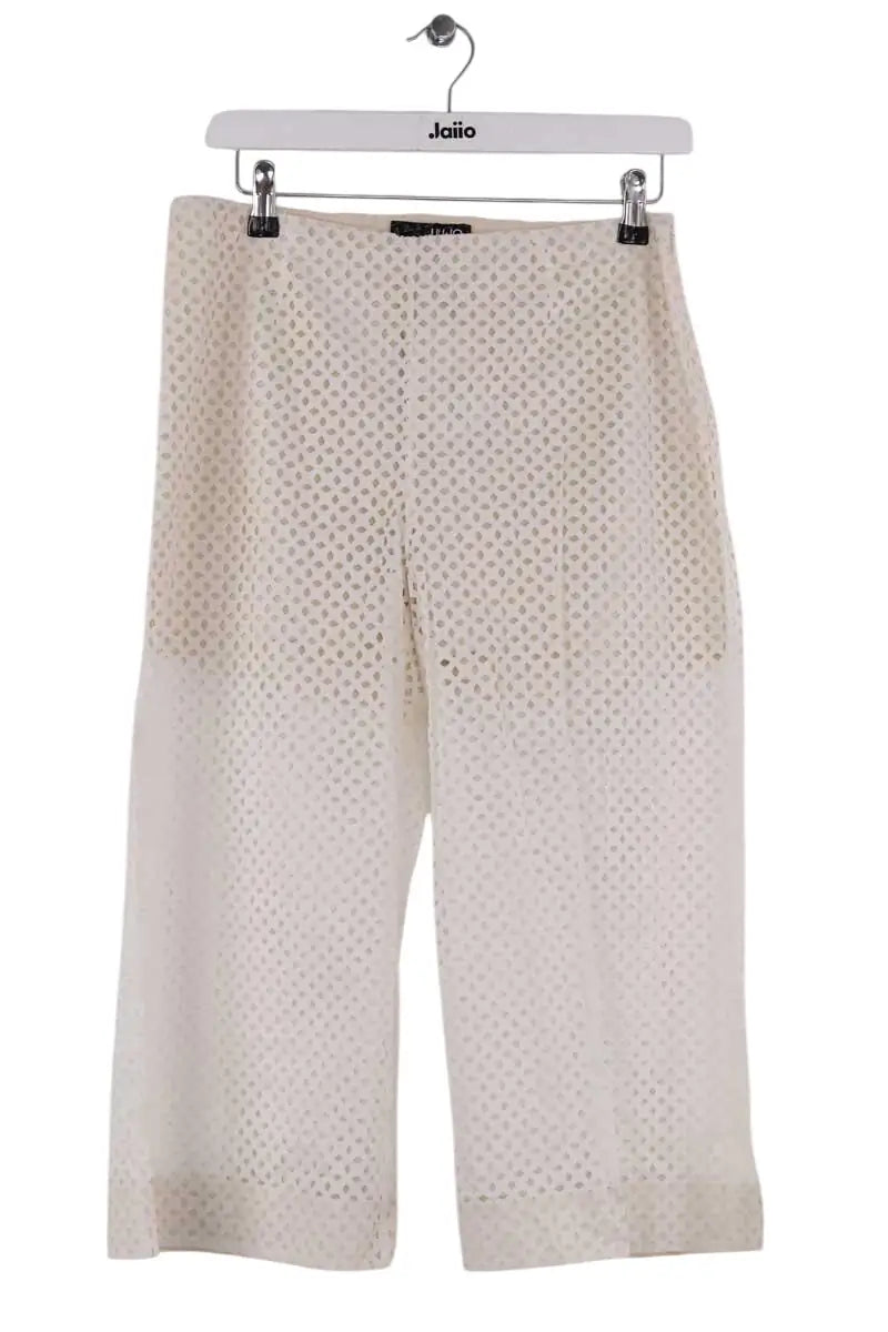 Pantalon Liu Jo Ecru en Synthétique, taille S - Seconde Main