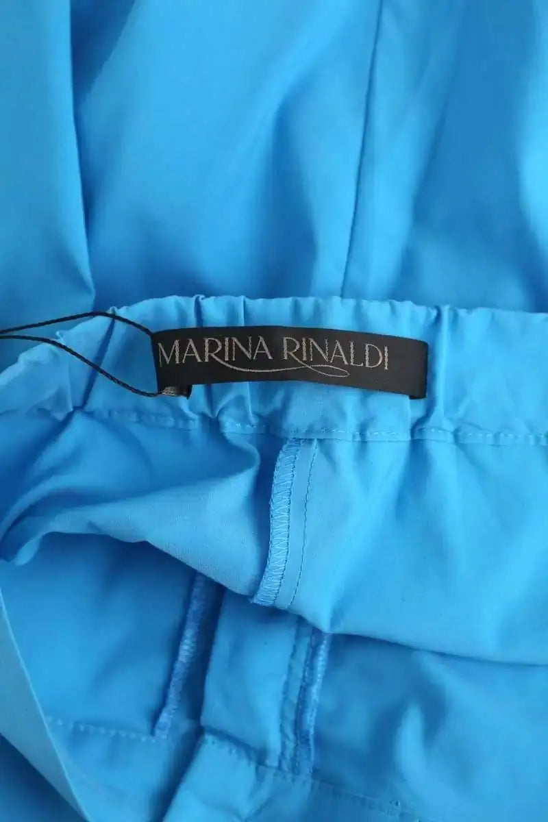 Pantalon Marina Rinaldi Bleu en Coton