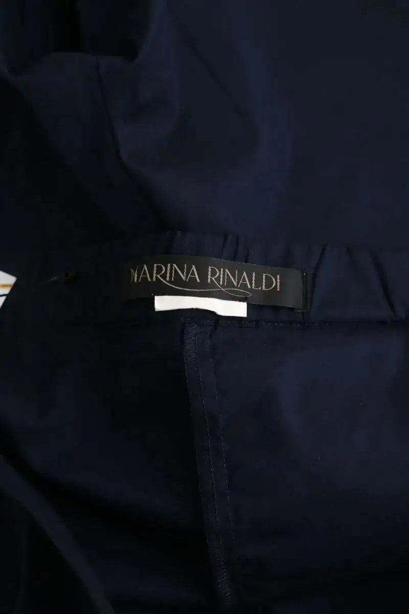 Pantalon Marina Rinaldi Marine en Coton