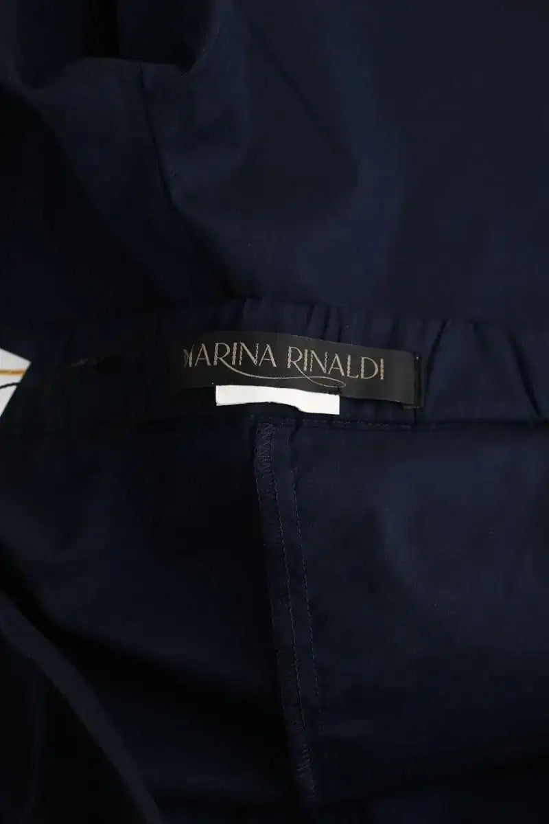 Pantalon Marina Rinaldi Marine en Coton
