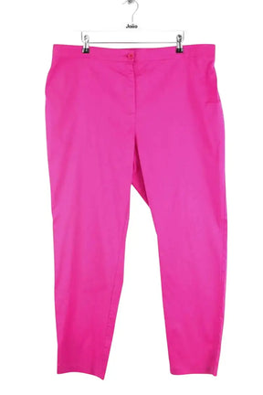 Pantalon Marina Rinaldi Rose en Coton, taille XXXL - Seconde Main