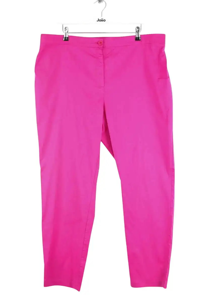 Pantalon Marina Rinaldi Rose en Coton, taille XXXL - Seconde Main